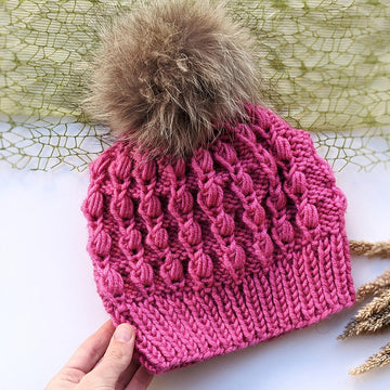 Puff Stitch Fiore Hat