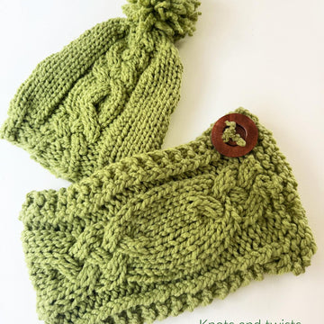Knots and twists hat