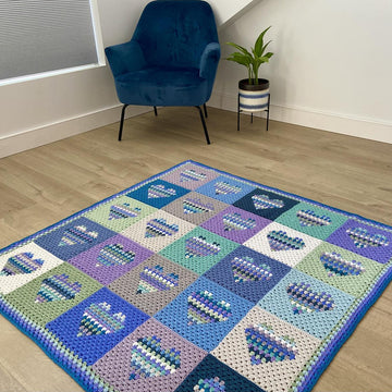 Heart Block Blanket