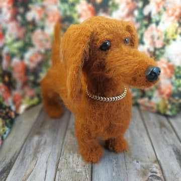 Realistic Dachshund Dog Amigurumi
