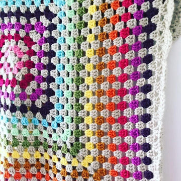 Granny Square Crochet Blanket