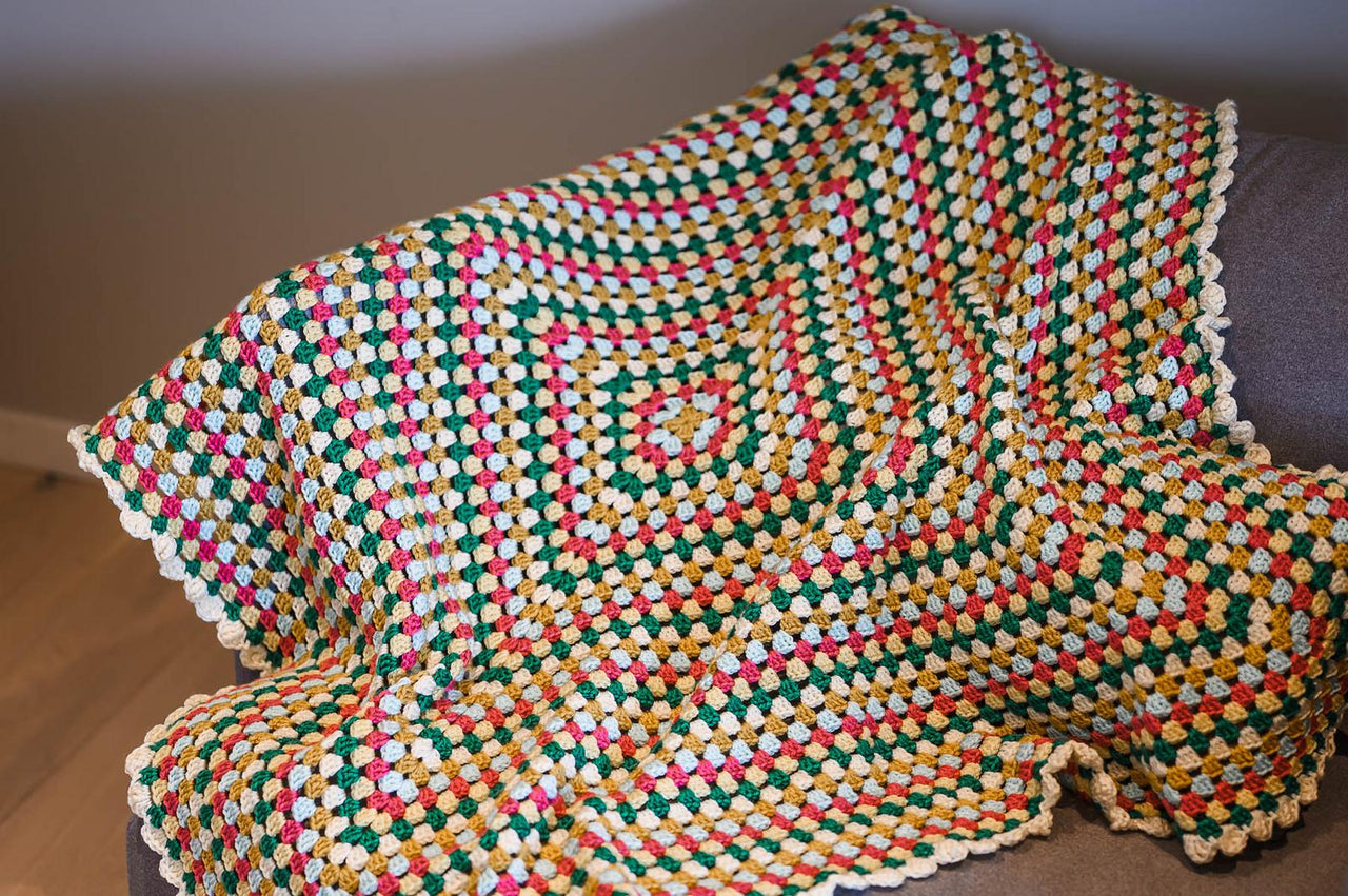 Continuous Granny Square Blanket
