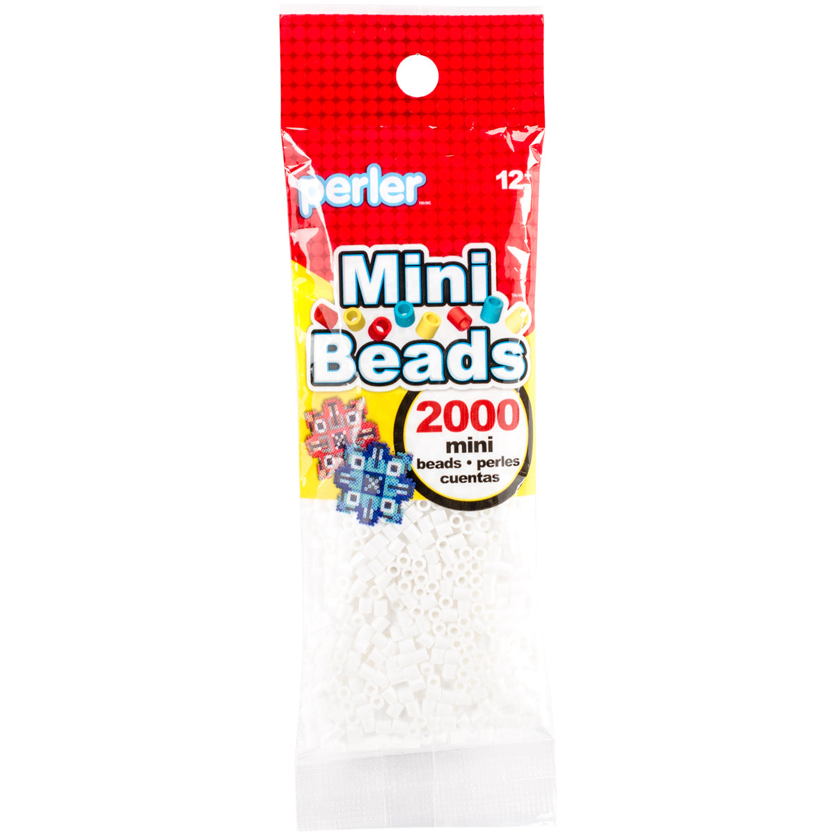 Perler Mini Perler Beads 2000/Pkg - White