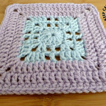 Mini Filet Cross Afghan Square