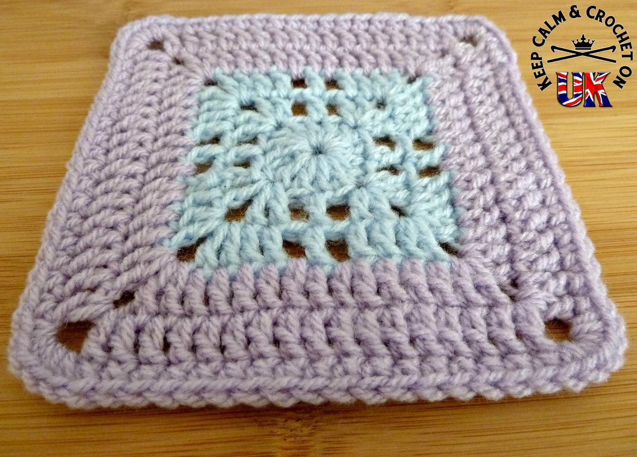 Mini Filet Cross Afghan Square