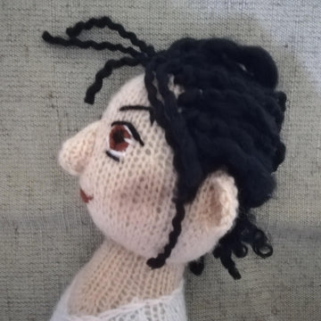 Knitting Pattern – "King of Pop" Inspired Doll – Detailed Design, Iconic Outfit, Moonwalk Shoes