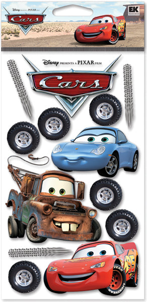 EK Success Disney Dimensional Stickers - Cars