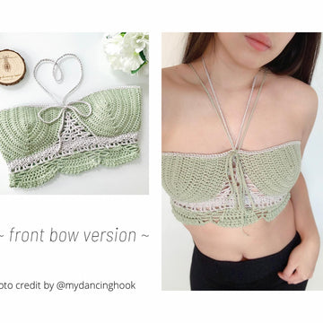 MERMAID Bralette - Crochet Pattern - Summer Top