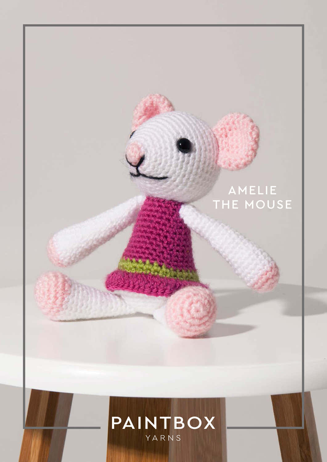 "Amelie the Mouse" - Free Crochet Pattern For Toys in Paintbox Yarns Simply DK - 007