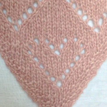 Alpaca Lace Hearts Shawl