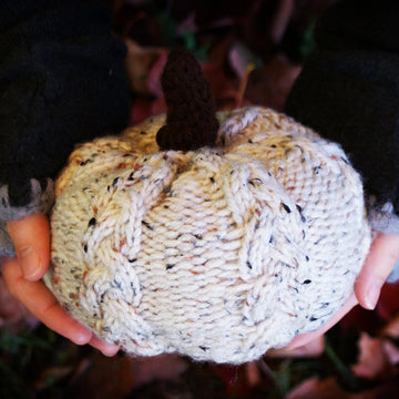 Cable Knit Pumpkins