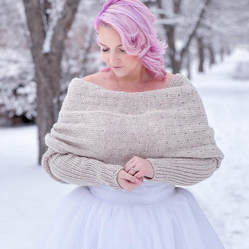 Snowfall Sweater Scarf