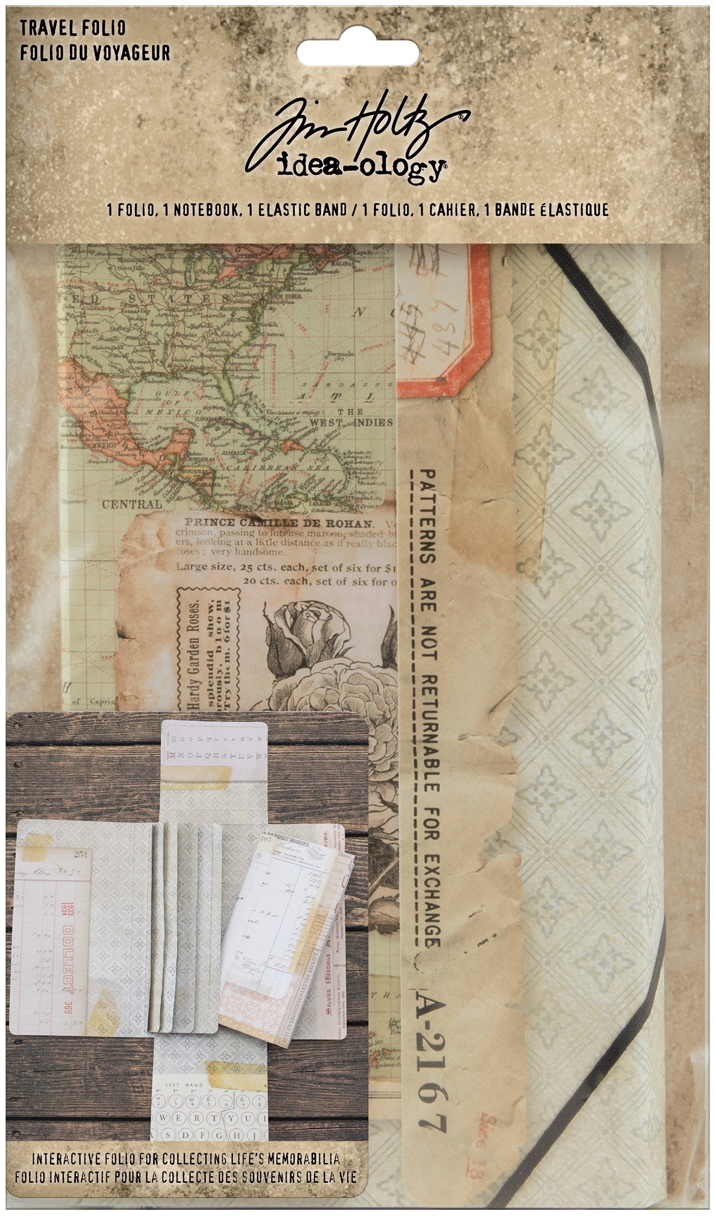 Advantus Idea-Ology Travel Folio - Folio, Notebook & Plastic Band