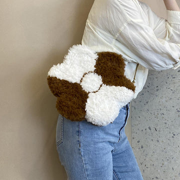 Flower crochet shoulder/hand bag #CCFB-02