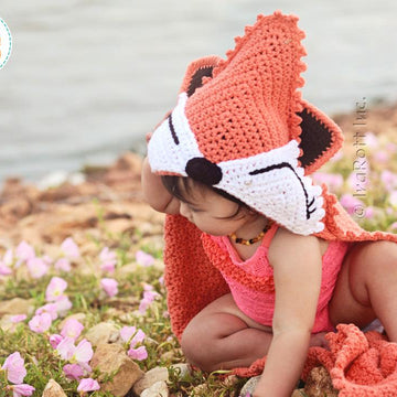 Foxy Beach Towel or Hooded Blanket