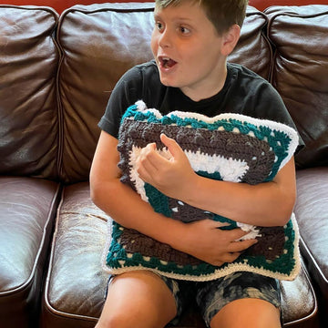 I Love Football Pillow