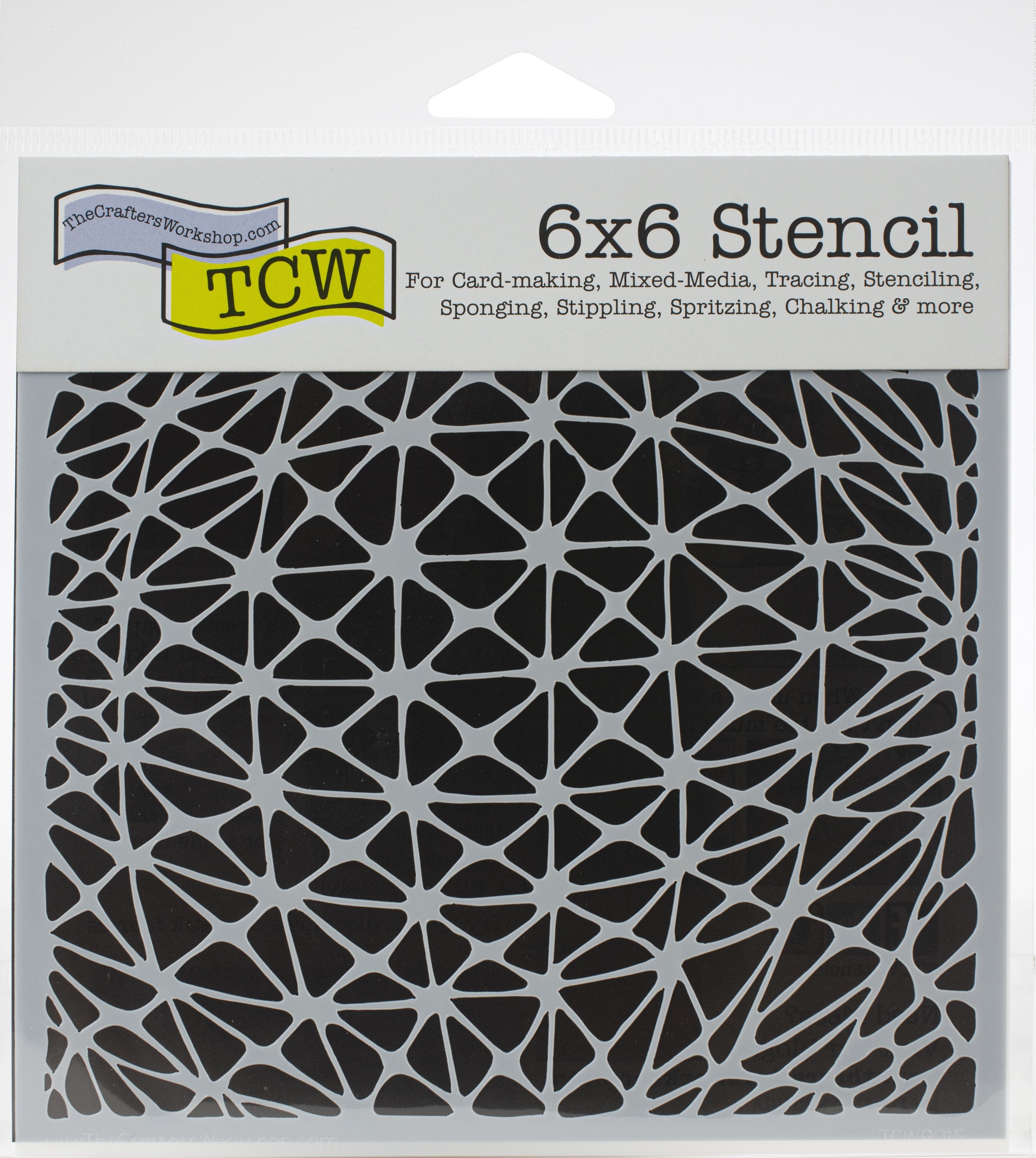 The Crafter's Workshop Crafter's Workshop Template 6"X6" - Geo Netting