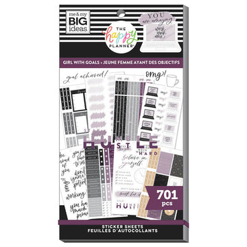 The Happy Planner Girl With Goals 30 Sheet Sticker Pad