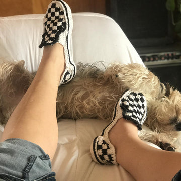 Vans Slip-on Style Crochet Slippers
