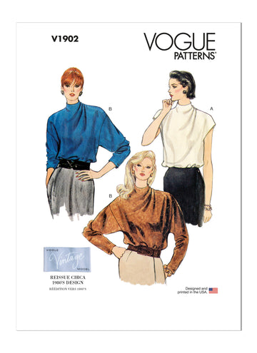 Vogue Sewing Misses' Blouse V1902 - Sewing Pattern
