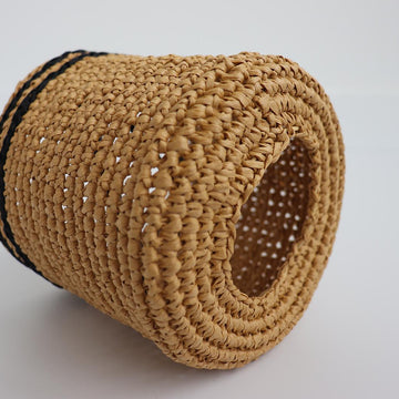 Raffia Flower Pot Sleeve