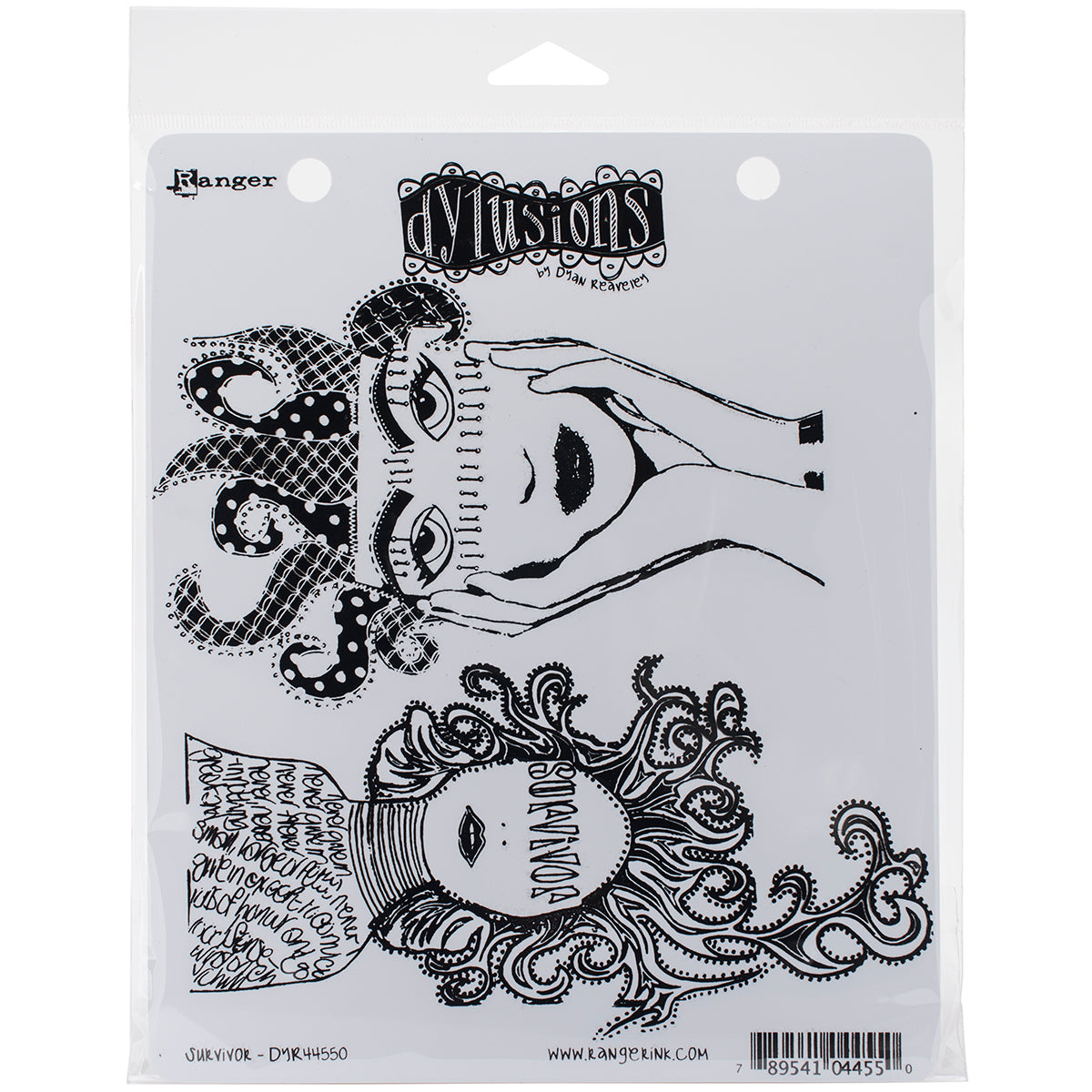 Ranger Dyan Reaveley's Dylusions Cling Stamp Collections 8.5"X7" - Survivor