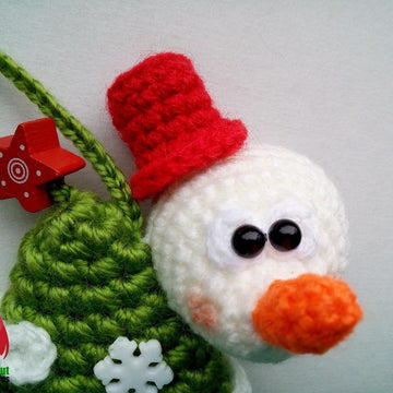 281 Snowman on a Christmas Tree