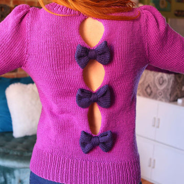 "Peek a Bow" Sweater