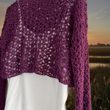 Sequin Crochet Top