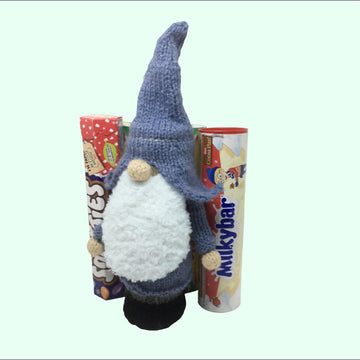 Christmas gnome / gonk chocolate tube holder