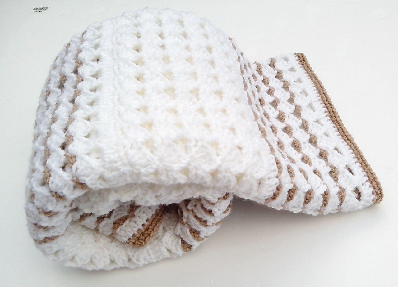 Slanted stripes Baby Blanket