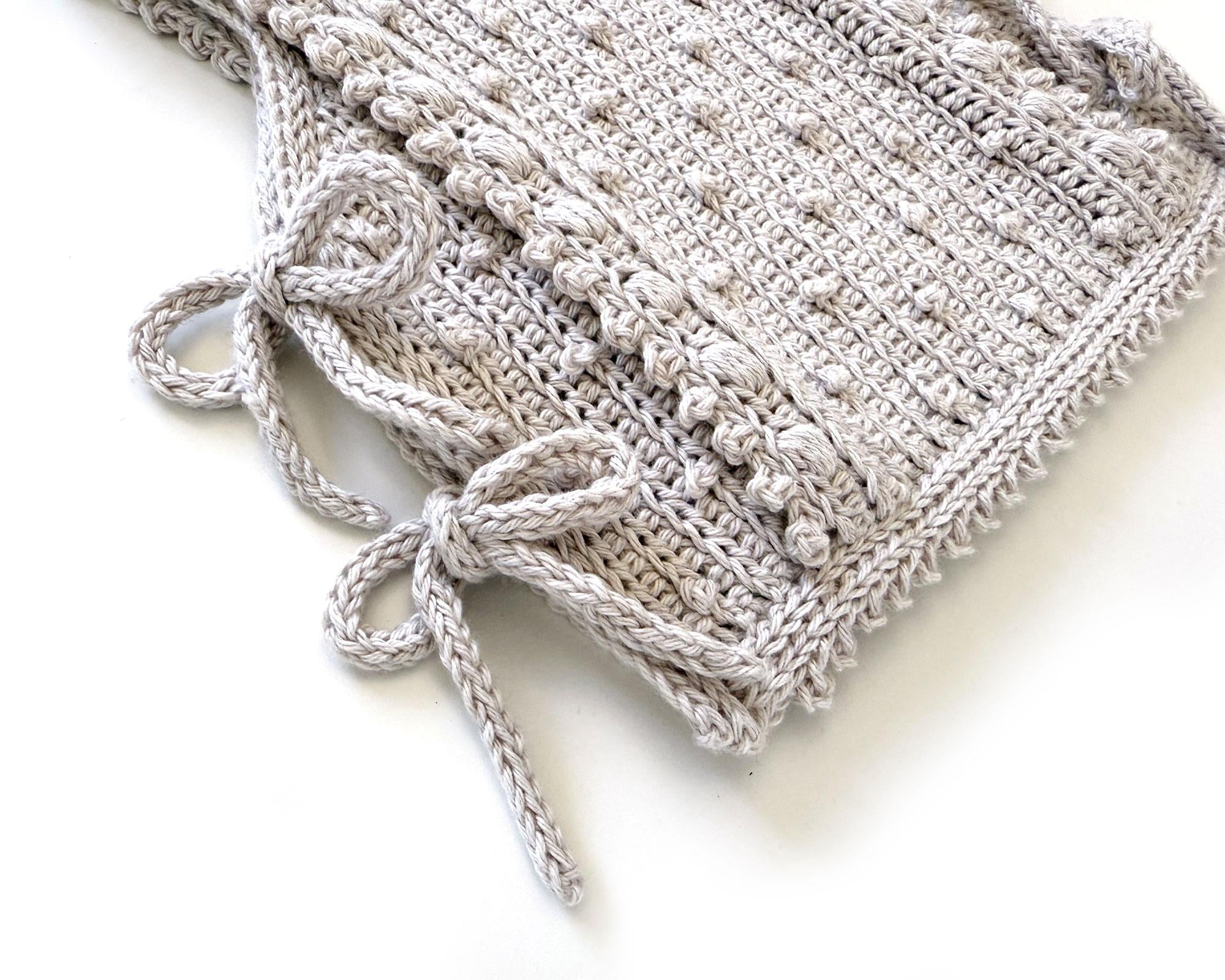 8-10 years – PICOTS Crochet Vest Pattern