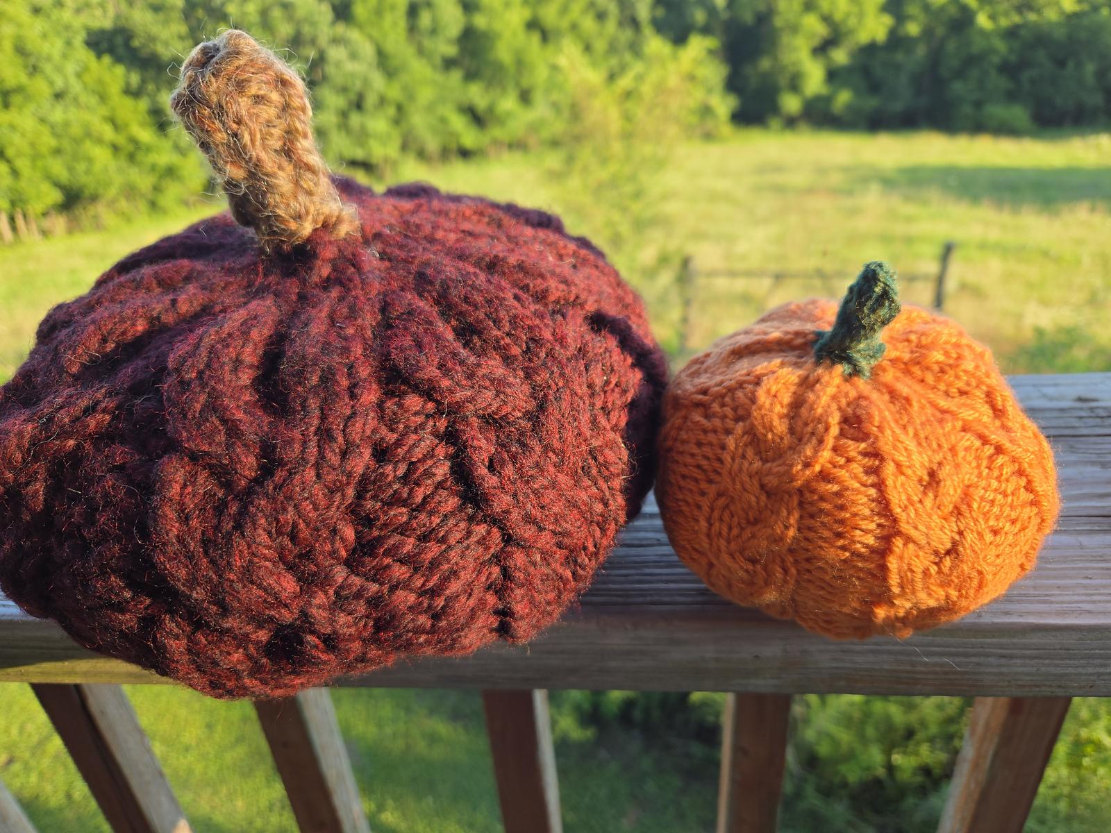 Braided Cable Pumpkin