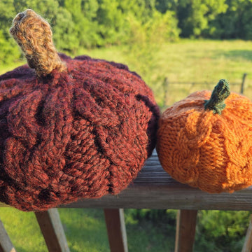 Braided Cable Pumpkin