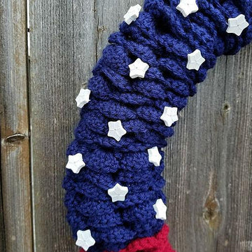 American Flag Wreath
