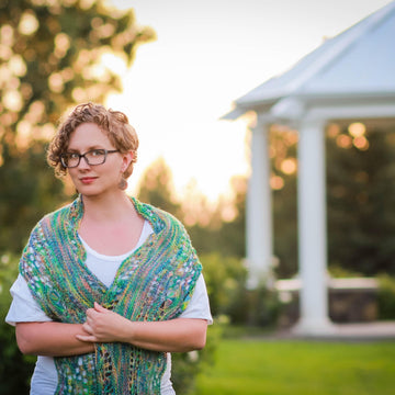 Coral Palace Shawl