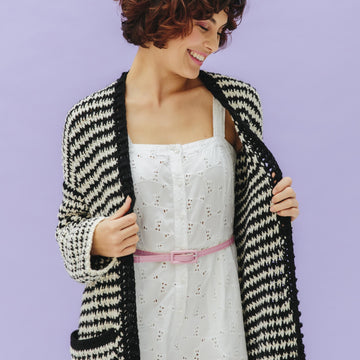 Humbug Dogtooth Coatigan