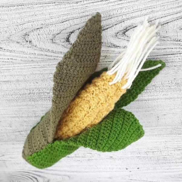 Crochet Corn on the Cob Pattern: Montessori Baby Toy (PDF Pattern)