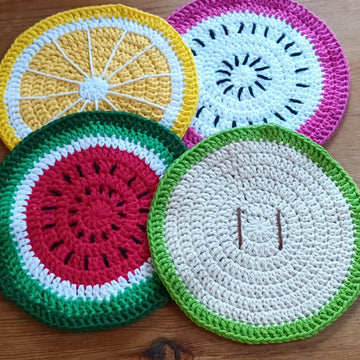 Fruit slice placemats
