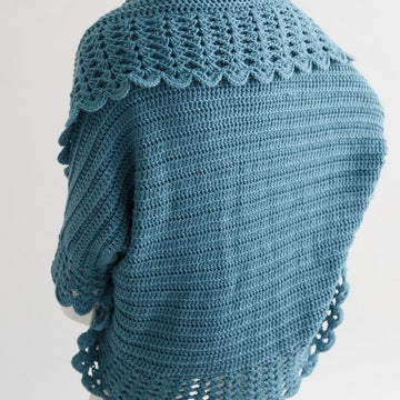 Shell Edged Jacket Crochet Pattern
