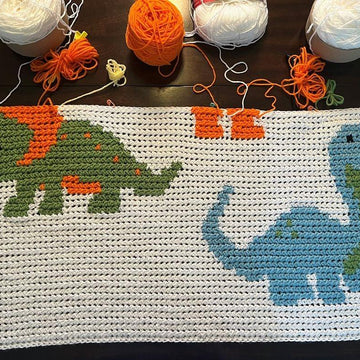 Dinosaur Baby Blanket