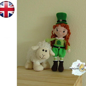 St Patrick Elf (Leprechaun) doll