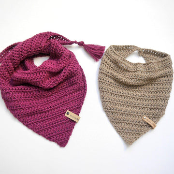 Crochet Pattern – Asterisk Set – Cap & Scarf – no.210E