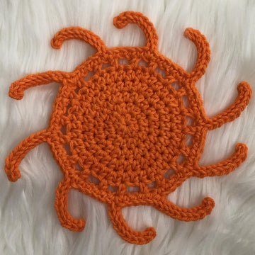 Swirly Twirly Sunshine Coasters