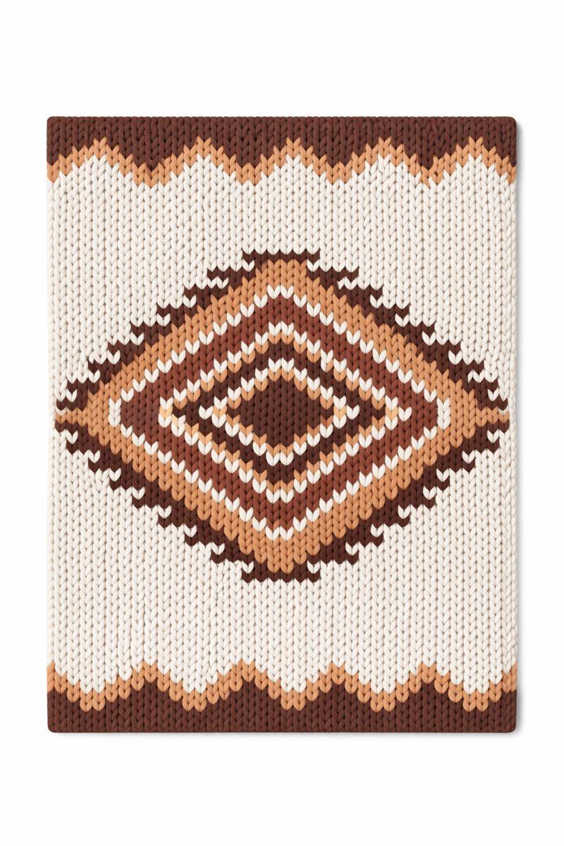 Chunky Blanket Knitting Pattern: Aztec Finger Knit DIY (PDF)