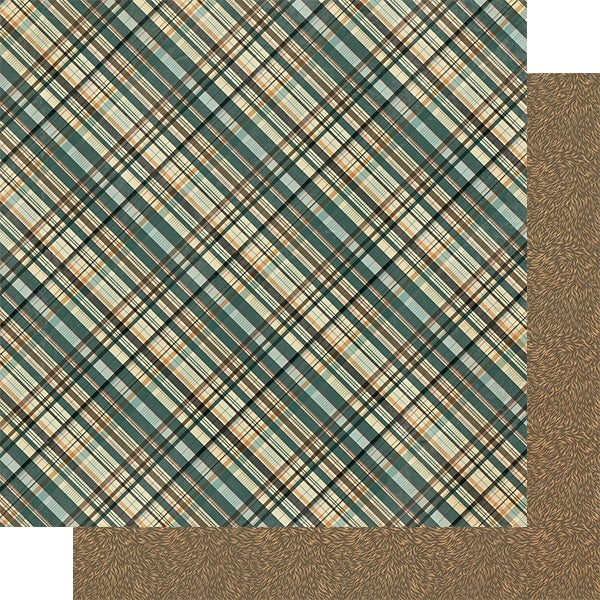 Authentique Paper Purebred Double-Sided Cardstock 12"X12" 18/Pkg - #1 Multi Color Plaid