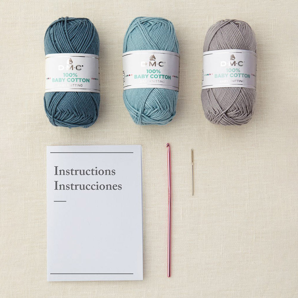 DMC Mindful Making The Peaceful Plant Pot Holders Crochet Kit