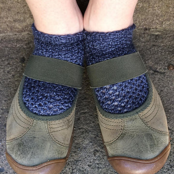 Hematite Lace Socks