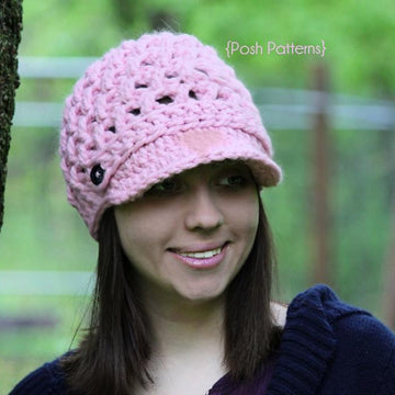 Cross Stitch Newsboy Hat 322