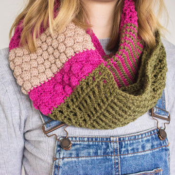 Blossom infinity scarf